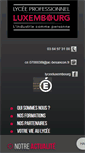 Mobile Screenshot of lycee-luxembourg.fr
